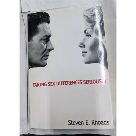 taking sex differences seriously by steven e rhoads