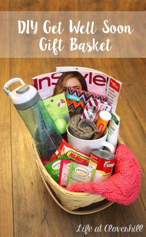 What to get someone as a get well gift. DIY Get Well Soon Gift Basket for Friends and Family Who ...