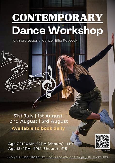 Contemporary Dance Workshop With Professional Dancer Ellie Peacock