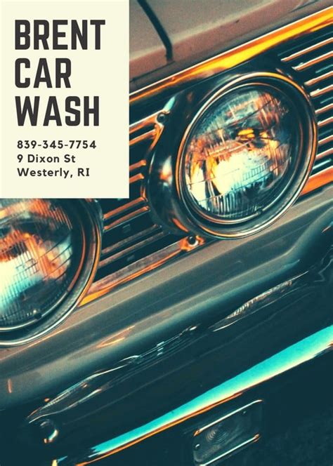 Free Printable Customizable Car Wash Flyer Templates Canva