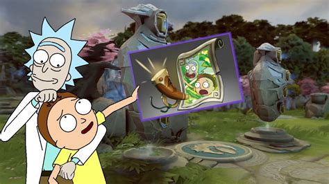 Rick And Morty Announcer Rare Expressions Of Dota 2 Heroes Youtube