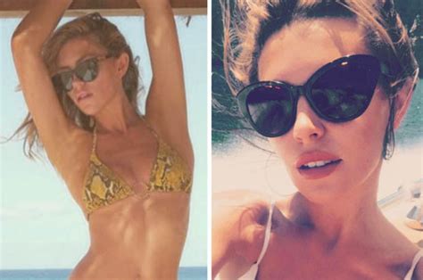 Abbey Clancy Instagram Peter Crouch Pregnant Wife Strips For Sexy Pic