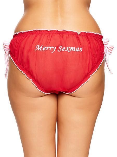 ann summers merry sexmas brief red white sizes small medium large bnwt ebay