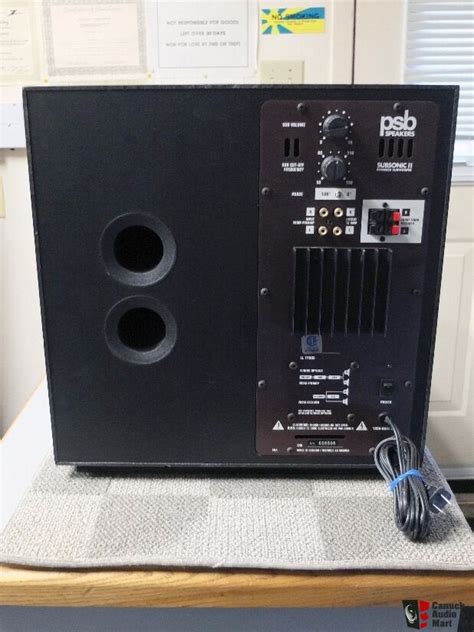 Psb 12 Subsonic Ii Powered Subwoofer 150 Photo 2565951 Canuck