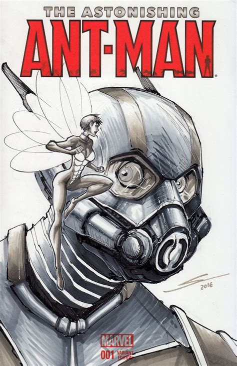 Ant Man Original Sketch By Sandoval Art Ant Man Art Ants