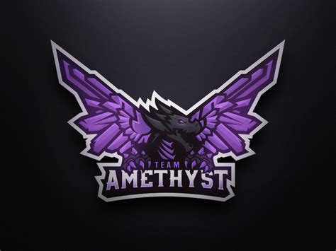 Team Amethyst Mascot Logo By Ania De Herrera On Dribbble