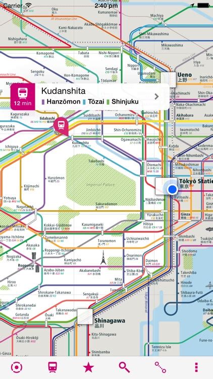 Tokyo Rail Map By Urban Map