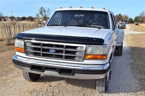 1993 Ford F 350 73l Turbo Diesel Crew Cab Dually Perfect Carfax F250