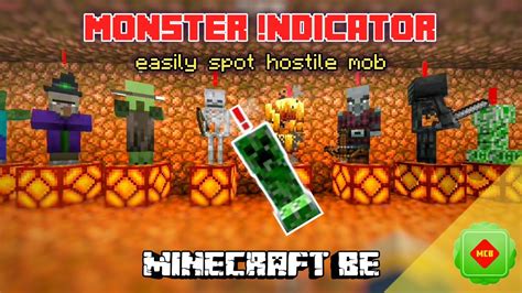 Monster Indicator For Minecraft Bedrock Edition By Mcb Studio Youtube
