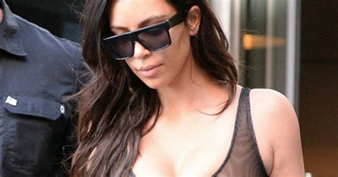 Kim Kardashian flashes nipples in see through exposé Daily Star