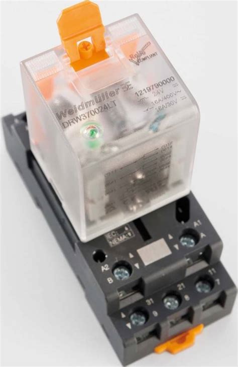 Weidmüller Drmkit 24vdc 4co Ldpb Relay Component Nominal Voltage 24 V