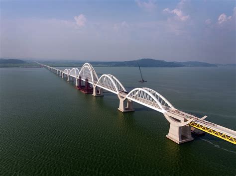 Longest Arch Bridge Completed Yonhap News Agency