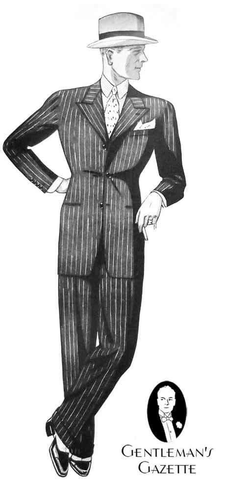 Spring Style For Men In The 1930s And The Short Peaked Lapel