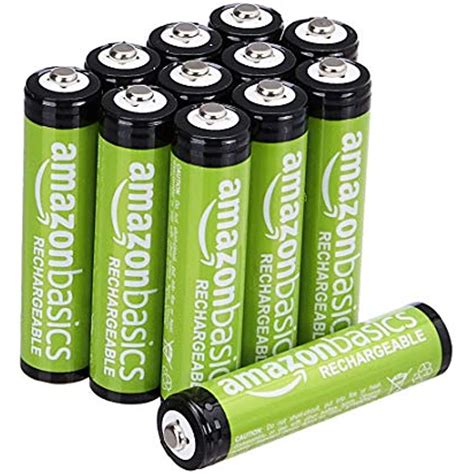AmazonBasics AAA Rechargeable Batteries (800 MAh), Pre-charged Pack Of ...