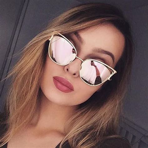 Pink Mirror Sunglasses Rose Gold Mirrored Sunglasses Gold Sunglasses