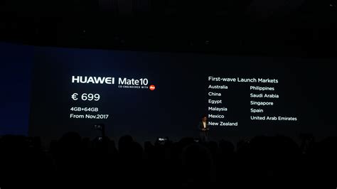 Huawei mate 10 pro android smartphone. Huawei Mate 10: Price - Release Date - Availability ...