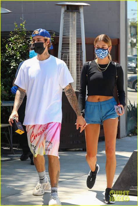 justin bieber holds hands with hailey after a tuesday lunch date photo 1297305 photo gallery