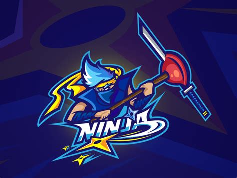 Ninja Logo By Mike On Dribbble