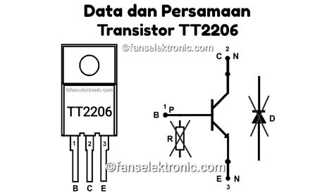 N absolute maximum rating (ta=25°c). Persamaan Transistor TT2206