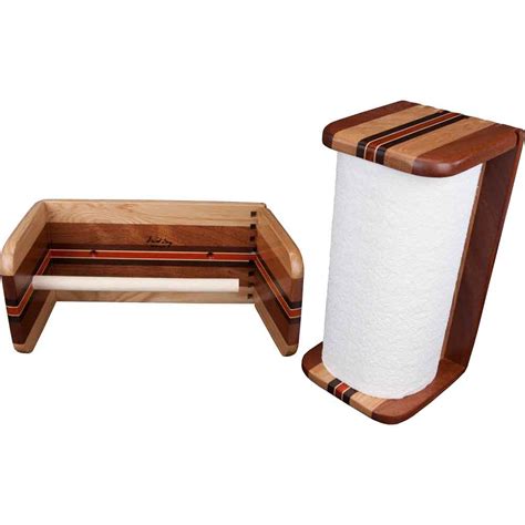 The range of distinct towel racks — often made from metal, brass and wood — can elevate any home. Wood Paper Towel Holder | Ode to Wood