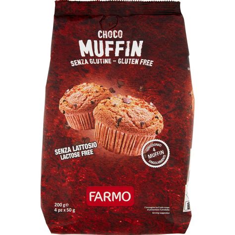 Muffin Choco Senza Glutine FARMO 200 G Coop Shop