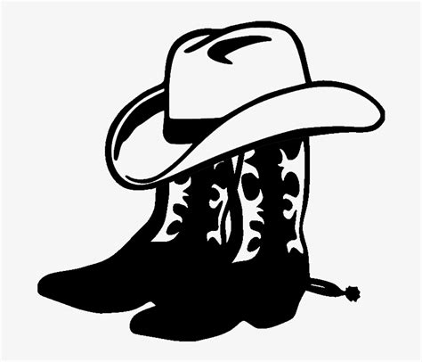 Umpkin Clipart Cowboy Cowgirl Boot And Hat Clipart Png Image With Transparent Background Toppng