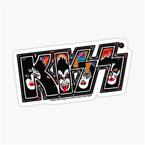 Kiss ® Rock Music Band Rock And Roll Over Style 3 Sticker For Sale