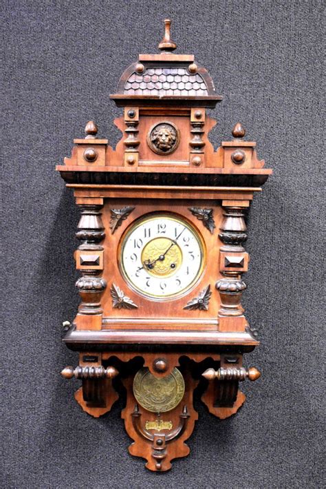 Sold Price A 19th Century Walnut Cased Regulator Clock Having Turned