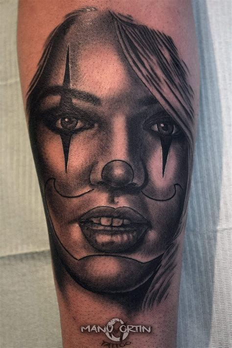 Pin De Shorty Hps Em Clown Girl Tatoo