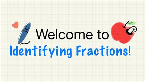 Identifying Fractions 2nd Grade Math 1351 Video Project Youtube