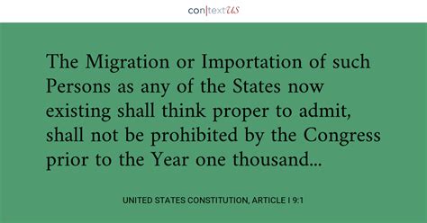 United States Constitution Article I 91