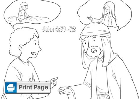 Free Printable Jesus Heals Coloring Pages For Kids Connectus