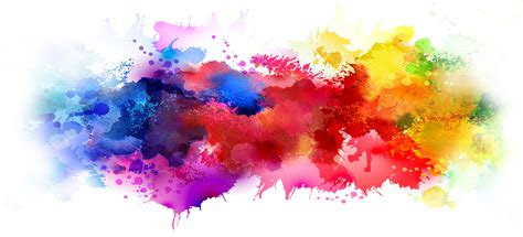 Branding And Graphic Design Bright Watercolor Stains Free Transparent