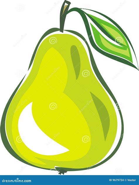 Pear Vector Stock Vector Illustration Of Food Harvest 9679724