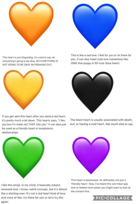 Blue Heart Emoji Meaning Colorful Heart Rose Color Meanings