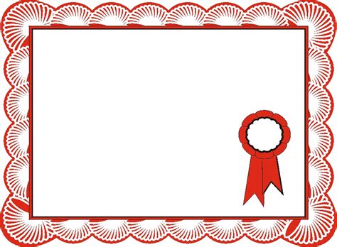 Free Printable Borders Award And Certificate Borders
