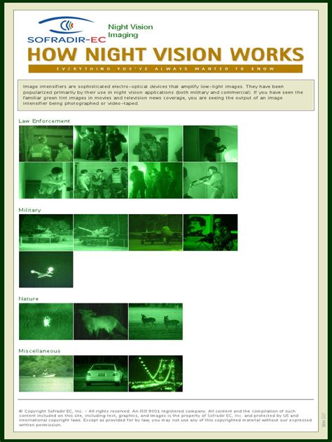 How Night Vision Works Pdf Infrared Charge Coupled Device