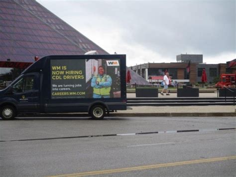 Waste Management CDL Drivers | Mobile Billboards - Ads In Motion Outdoor