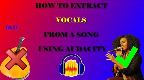 I tried to remove vocals from a song using audacity. How to Extract Vocals From a Song Using Audacity 2.1.2 ...