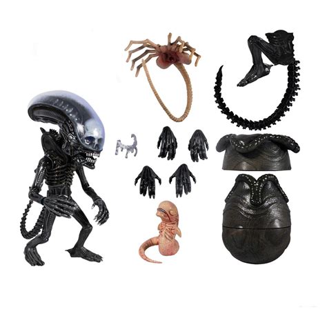 NECA Alien Queen Figure Toys Deluxe Xenomorph Warrior Hybrid Matel PVC