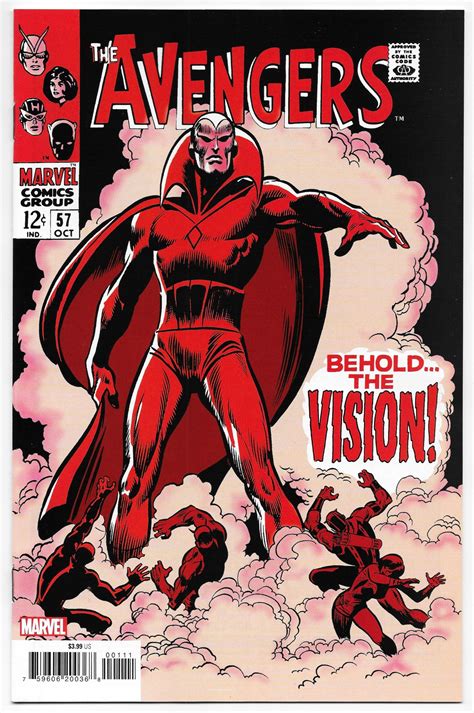 Avengers 57 Facsimile Edition 1st Appearance Of Vision Marvel 2020