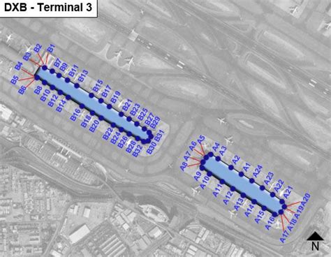 Dubai International Airport Dxb Terminal 2 Map