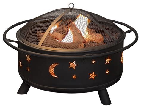 Check spelling or type a new query. Pure Garden 30 inch Round Star and Moon Fire Pit with ...