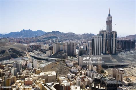 Aerial View Of Masjidalharam In Mecca In Kingdom Of Saudi Arabia The