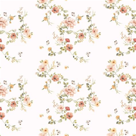 Floral Vintage Wallpaper Wallstickers And Wallpapers