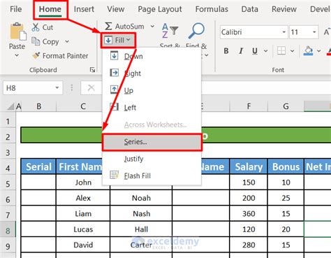 How To Apply Autofill Shortcut In Excel 7 Methods Exceldemy