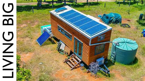 The two panels are enough to charge our battery/generator system completely in about 8 hours of decent sunlight. Amazing Off-The-Grid Tiny House Has Absolutely Everything ...