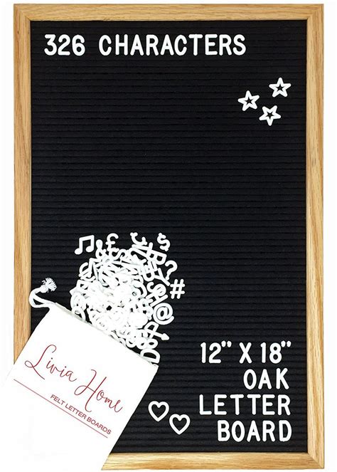 Letter Board Black Felt Plastic Letters Felt Letters