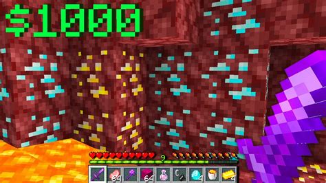 First To Leave Minecraft Nether Wins 1000 Challenge Youtube