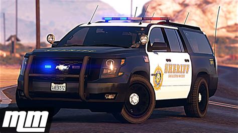 Gta 5 Lspdfr Sheriff Patrol 2015 Chevy Suburban Youtube